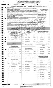 Precinct 3 Sample Ballot with Write-in Candidates_Page_1